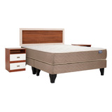 Cama Europea Bamboo + Set Alicante 2 Plazas Bs Celta