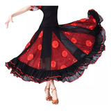 Falda De Baile Flamenco Para Mujer