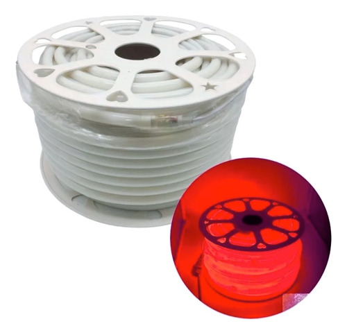 Manguera Neon Flexible Led 50m 360 Grados Luz Color A Elegir