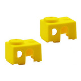 6 X 2pcs 3d Printer Silicone Wrap Socks Cover Para V6 Yellow