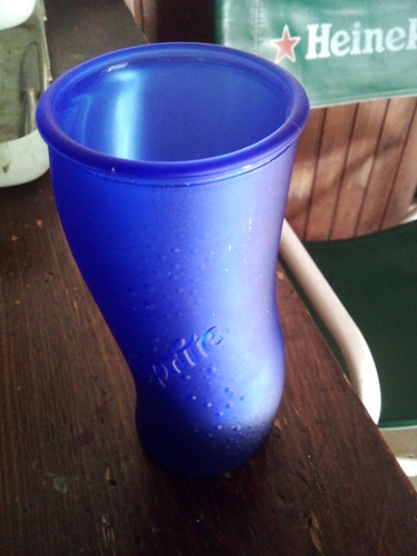 Vaso Sprite Azul Esmerilado