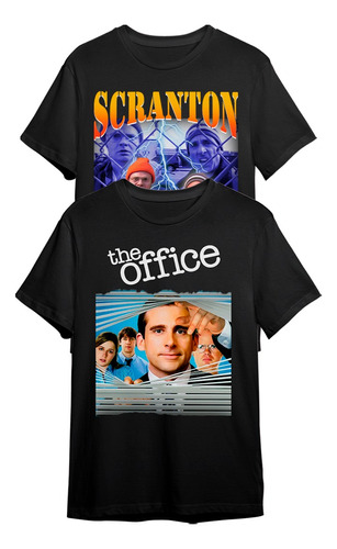 Kit 2 Camiseta The Office Personagens E Scranton The Eletric