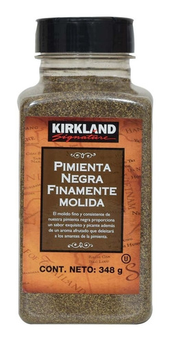 Pimienta Negra Finamente Molida Kirkland Signature 348 Gr