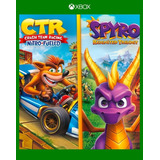 Crash Team Racing Nitro-fueled + Spyro - Xbox - Codigo