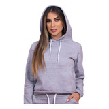 Moletom Vermelho Masculino / Feminino Blusa De Frio Canguru 