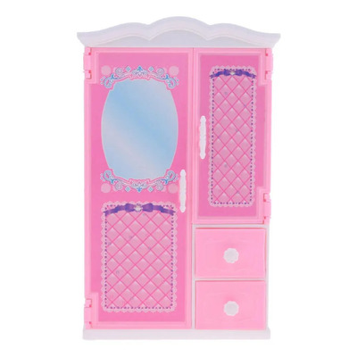 1\u002F6 Armario Rosa Con Espejo Y Cajones Para Decoración De | Envío gratis