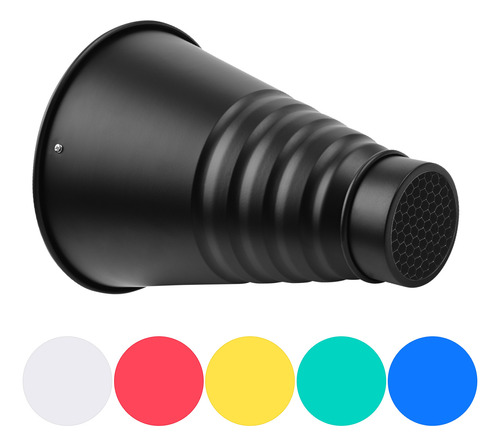 Filtros Metálicos Snoot Honeycomb Grid Color Snoot Con Forma