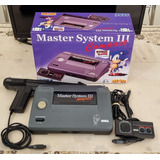 Master System 3  Completo Com Caixa E .pistola.