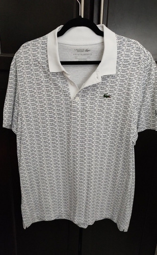 Playera Polo Lacoste Novak Djokovic L-xl Original Blanco