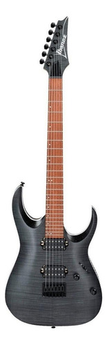 Guitarra Elétrica Ibanez Rga Standard Rga42fm De  Bordo/meranti Transparent Gray Flat Com Diapasão De Jatobá