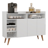 Aparador Para Cantinho Do Café Sala Buffet 3 Pts - Mod.2026