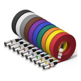Paquete De Cables Ebxya De Audio 10 Colores Xlr, De 7.6 M