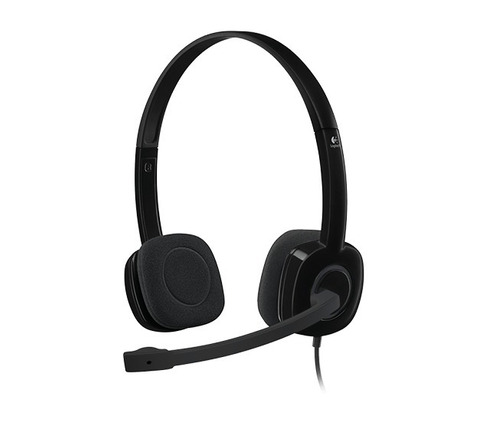 Auricular Headset Vincha Logitech H151 C Micrófono Skype Aux