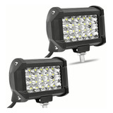 Par Faros 24 Led Auxiliar Dually Con Estrobo 4x4 72w F1