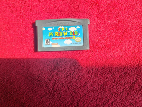 Súper Mario World Gba Game Boy Cartucho Original Guardando 