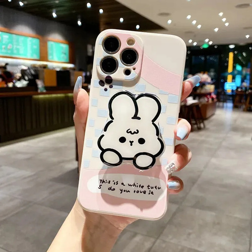 Funda De Teléfono Adecuada Para 16 Lindos Conejos, Honor X8c, Mary Cat, Xiaomi Pco X7, Soporte De Dibujos Animados