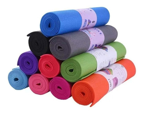 Colchoneta Mat Yoga Pilates Alfombra Ejercicio 4mm 