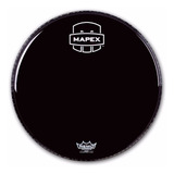 Parche Con Logo Mapex Remo 22 Powerstroke Negro 0318-622bb-mpn