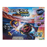 Set Batalla Beyblade Burst Quadstrike Thunder Edge Color Azul