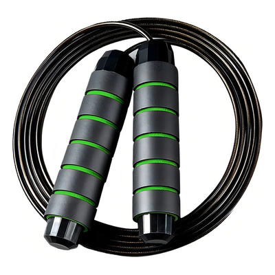 Cuerda Para Saltar Ajustable Ejercicio Color Verde Genérica | MercadoLibre