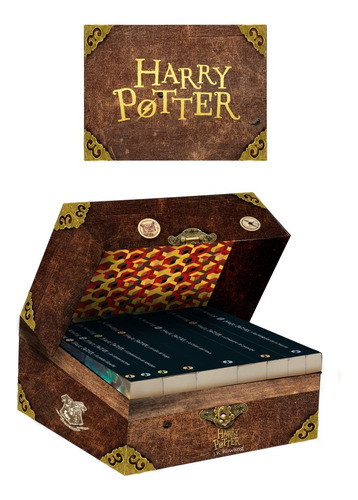 Cofre Harry Potter (español): 0.0, De Rowling, J. K.. Harry Potter, Vol. 1,2,3,4,5,6,7. Editorial Salamandra, Tapa Blanda, Edición 1.0 En Español, 2023