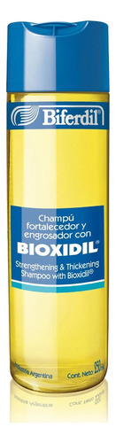 Shampoo Biferdil Bioxidil Fortalecedor En Botella De 250ml