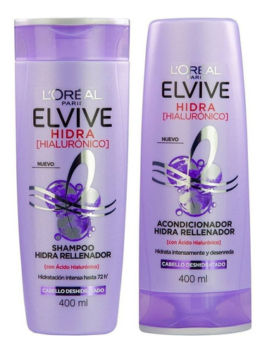 Shampoo Y Acondicionador Elvive Hidra Acido Hialurónico