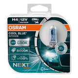 Par De Lâmpada Osram Cool Blue Intense H4 5000k 12v 60/55w