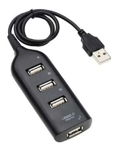 Hub Usb 4 Puertos Usb2.0 Datos Pc Notebook