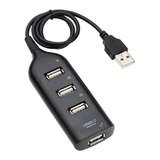 Hub Usb 4 Puertos Usb2.0 Datos Pc Notebook