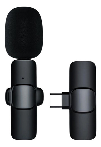 Microfone Sem Fio Lapela P/ Celular C/ Entrada Usb C Type C