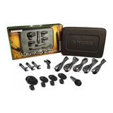 Microfonos Alambricos Shure Pgadrumkit5 5 Canales Negro