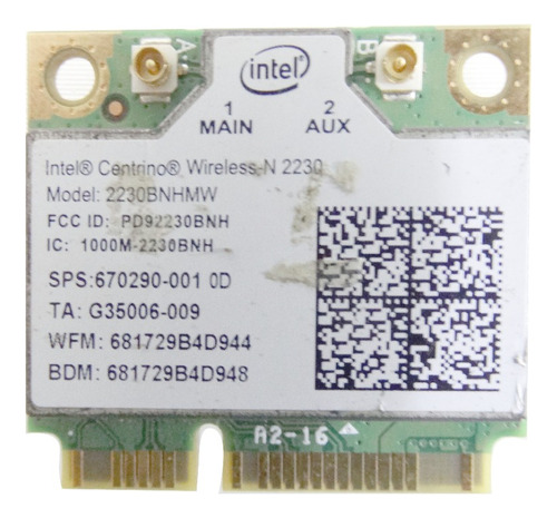 Tarjeta Wifi Para Asus Q400a