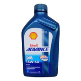 Aceite Shell Advance Ax7 Semi 1l 15w50 Parat