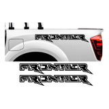 Sticker Calcomania Franjas Nissan Frontier Letras De Batea