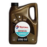 Aceite Total Motor Oil Genecelf 20w50 Mineral 4 Litros