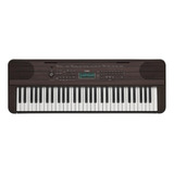 Teclado Musical Yamaha Psr-e360 61 Teclas Nogal Oscuro