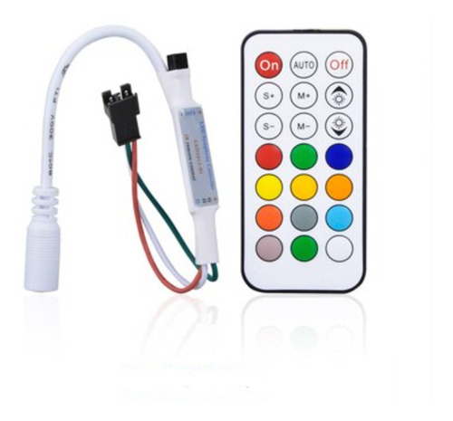 Controlador Cinta Led Rgb Pixel Ws2811 63 Secuencias 5v 12v