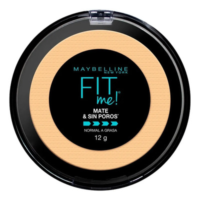 Maybelline Base Maquillaje en Polvo Fit Me Matte,12 gr, matifica, control brillo 16h, minimiza poros | MercadoLibre
