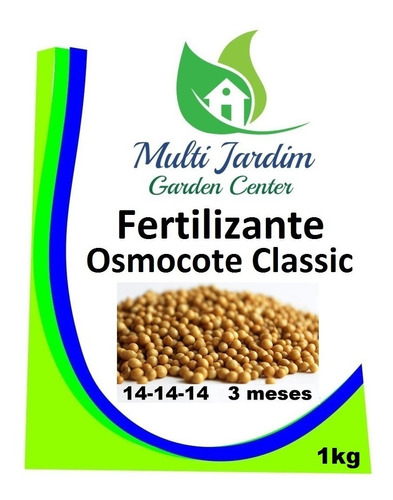 1kg Adubo Fertilizante Osmocote 14-14-14 Rosa Do Deserto Etc