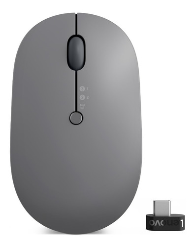 Mouse Inalámbrico Multidispositivo Lenovo Go - Negro