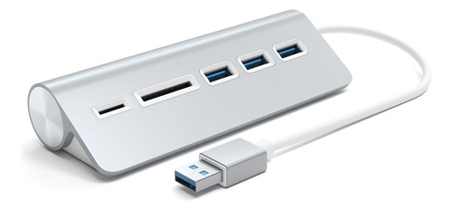 Hub Aluminio Usb 3.0/sd-micro Sd/usb 3.0 X3/ Satechi Oficial