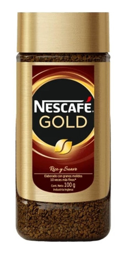 Café Instantáneo Nescafe Gold X 100 Gr.