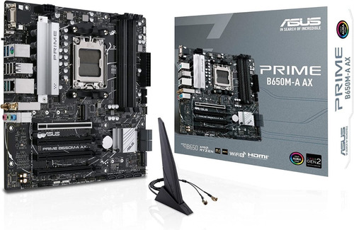 Asus Prime B650m-a Ax, Amd, Am5, Ryzen 7000 - Super Precio!!