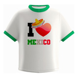 Porta Cepillo Playera I Love Mexico