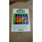 Catalogo Instrucciones  Atari Activision Juego Bridge