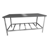 Mesa De Manipulação Inox Slim Cefaz 190x70cm Msis-22