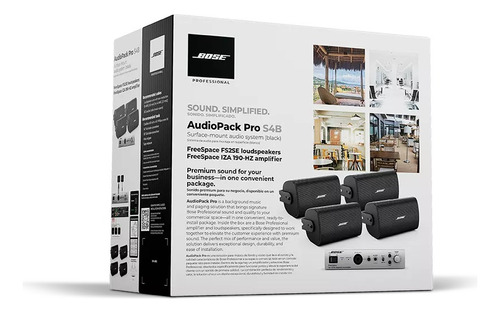 Bose Audiopack Pro S4w Sistema De Audio Fs2se E Iza190-hz