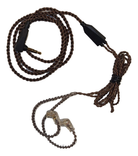 Cable Para Auriculares Kz Repuesto Original Color Marron Prm