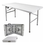 Mesa Plegable De 1.20m Portafolio Multiusos Portatil Vanlig® Color Blanco